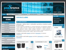 Tablet Screenshot of positronix.cz